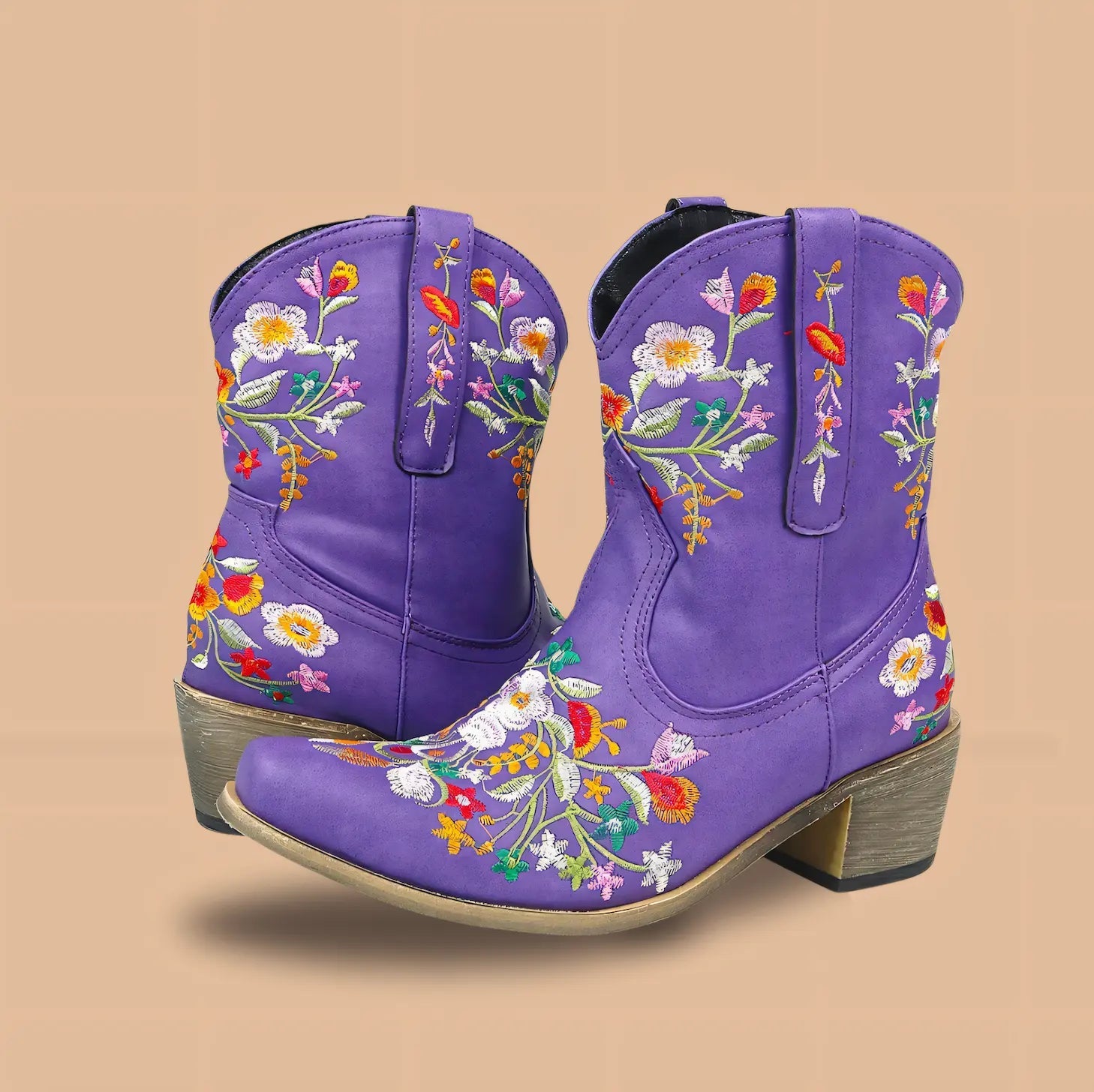 Vintage Cowgirl Botki Odporne na Warunki Atmosferyczne - vivano - warszawa