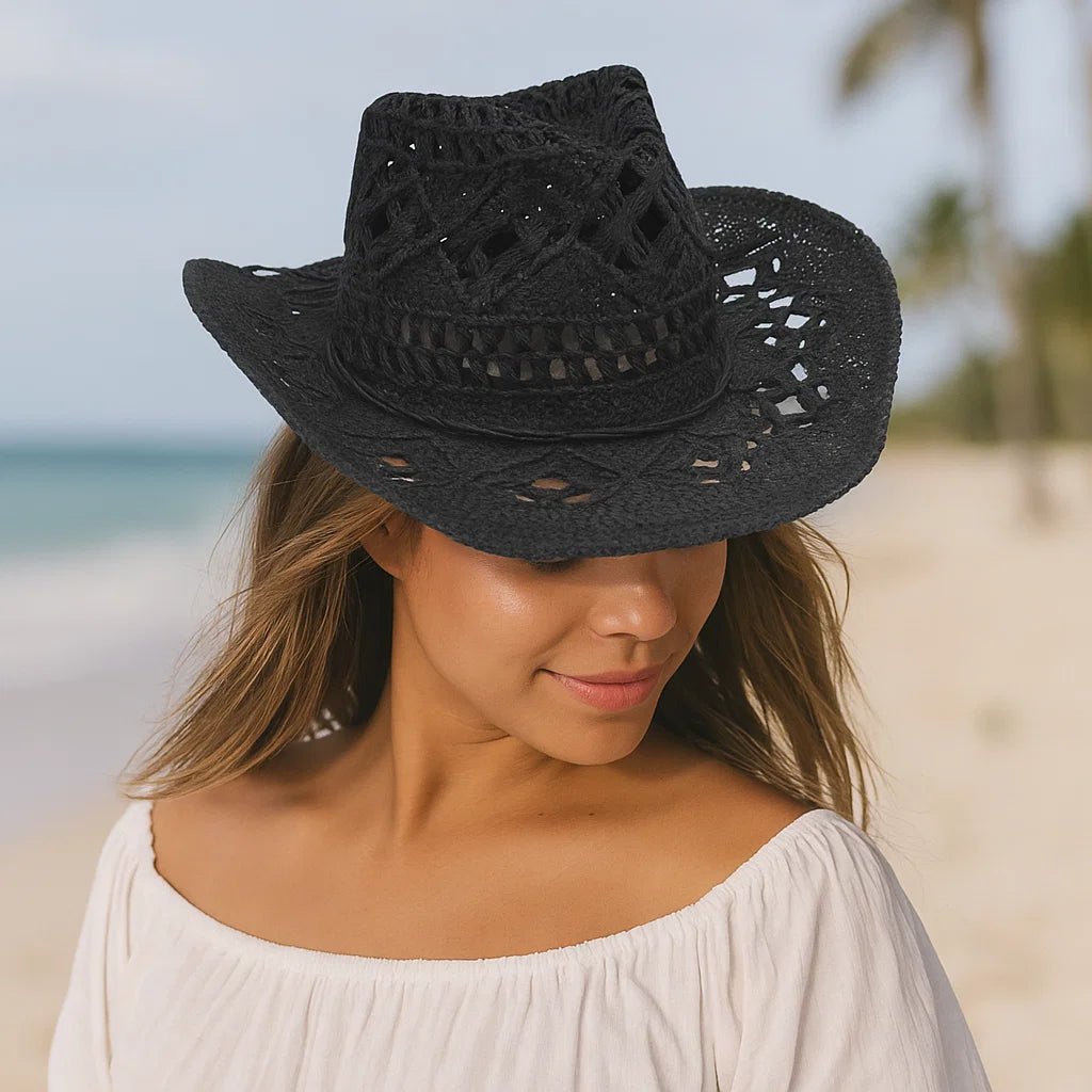 Vivano ręcznie robiony kapelusz kowbojski słomkowy - vivano - warszawa