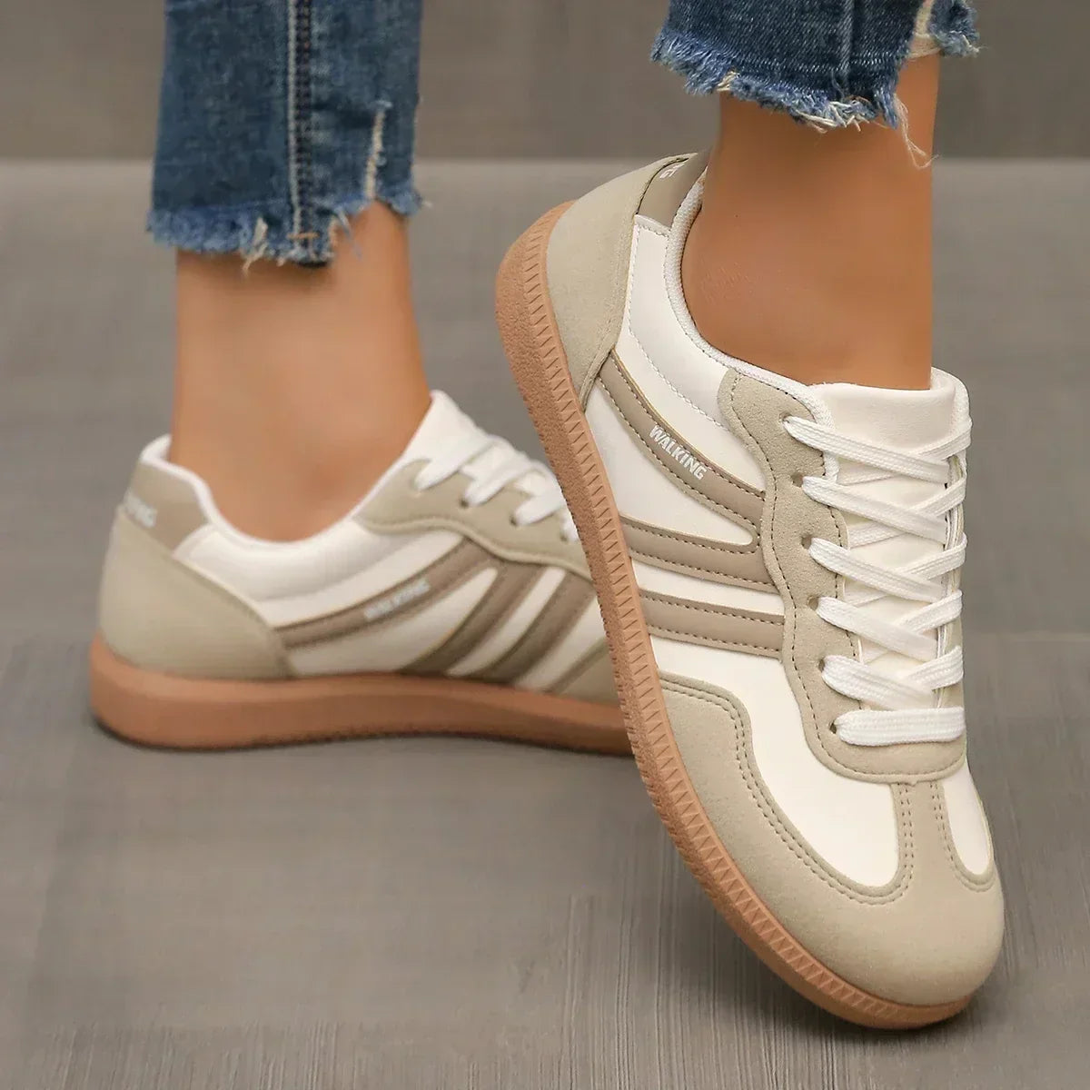Buty spacerowe dla kobiet | Wsparcie łuku stopy | Ortopedyczne