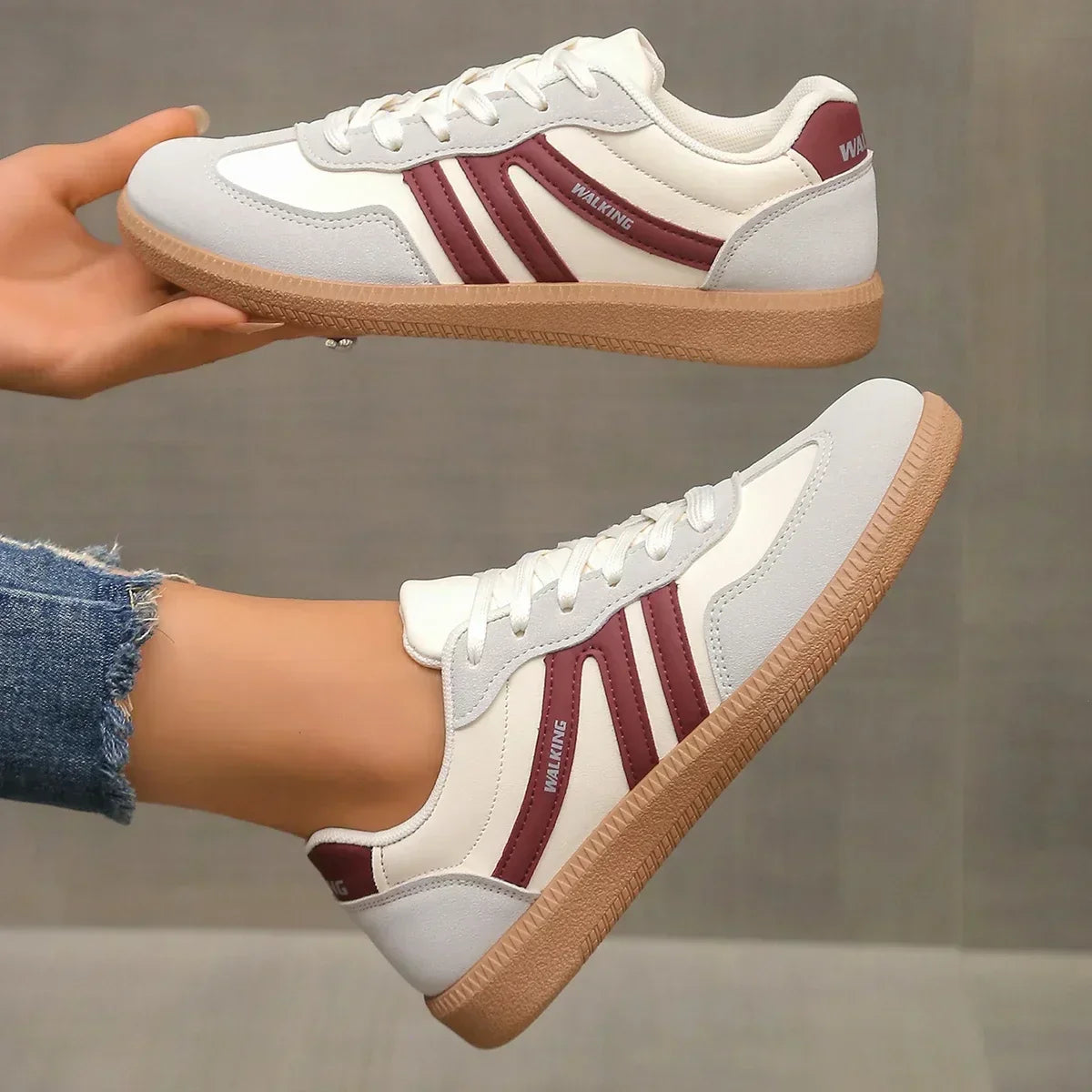 Buty spacerowe dla kobiet | Wsparcie łuku stopy | Ortopedyczne