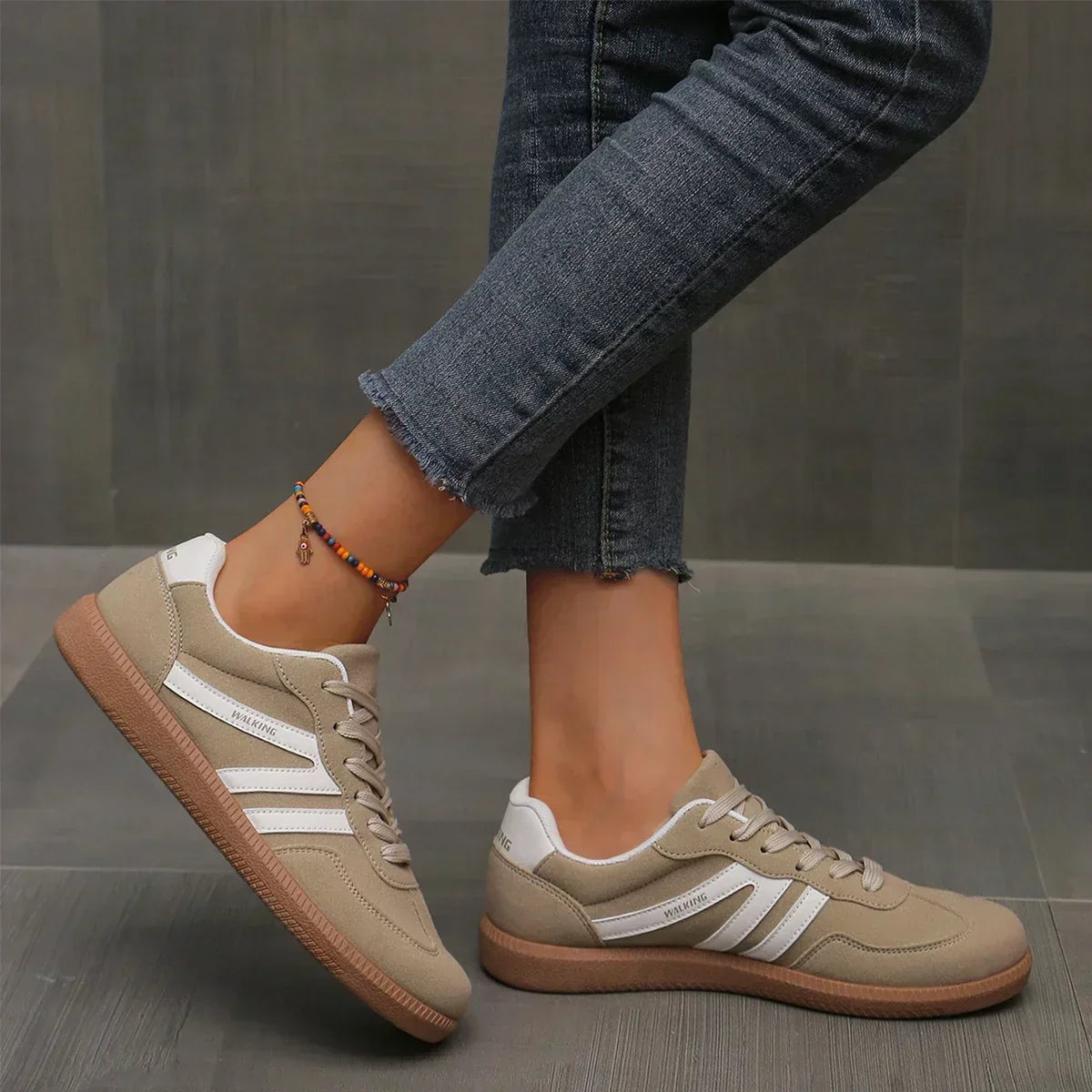 Buty spacerowe dla kobiet | Wsparcie łuku stopy | Ortopedyczne